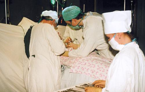 Operacja kardiochirurgiczna w jednej z lwowskich klinik
