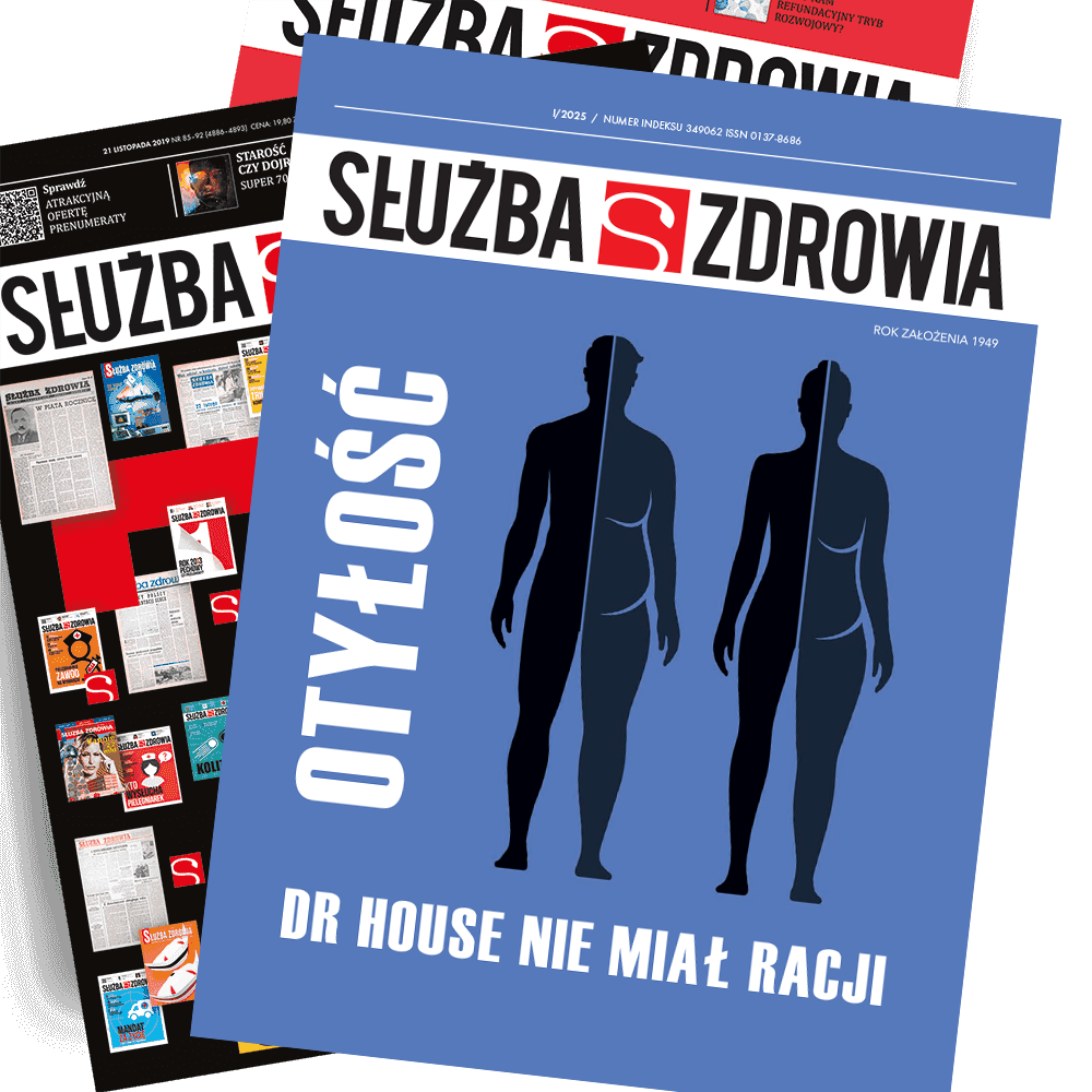 Okładka bieżącego wydania czasopisma Służba Zdrowia